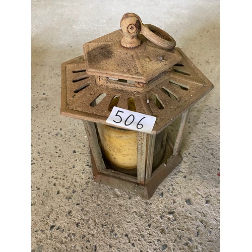 506 - Candle holder lantern