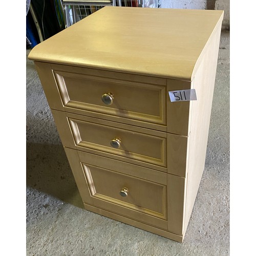 511 - Bedside table - 46 x 75 x 45 cm approx.