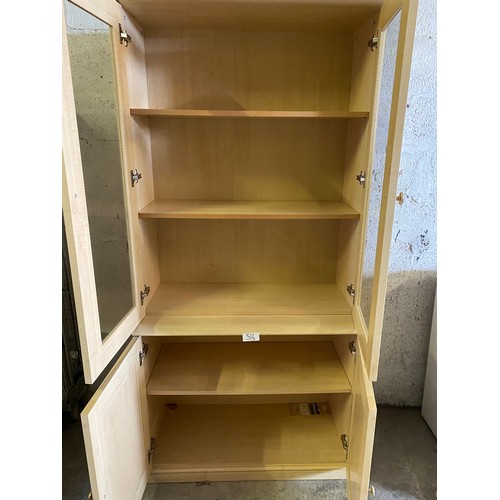 516 - Modern bookcase/cabinet - 90 cms wide x 192 cms high (Approx)