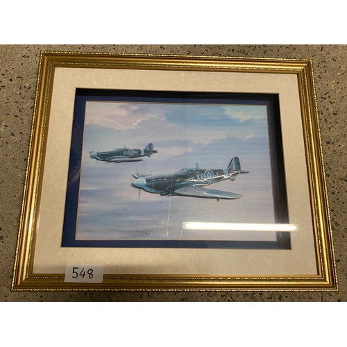 548 - RAF Decoupage picture