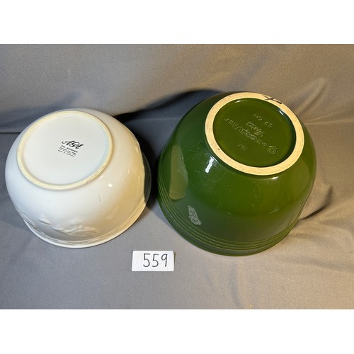 559 - Le Cresuet Mixing bowl & Aga Mixing bowl