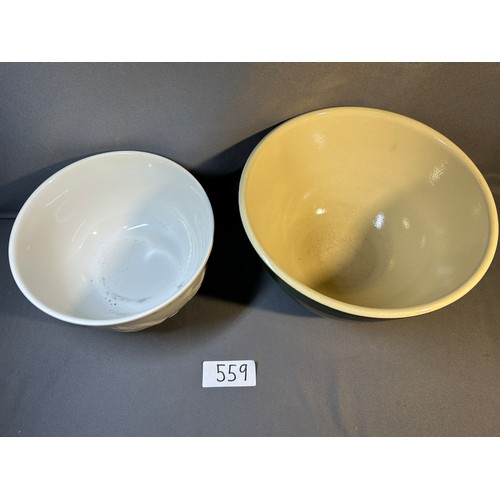 559 - Le Cresuet Mixing bowl & Aga Mixing bowl