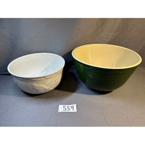 559 - Le Cresuet Mixing bowl & Aga Mixing bowl