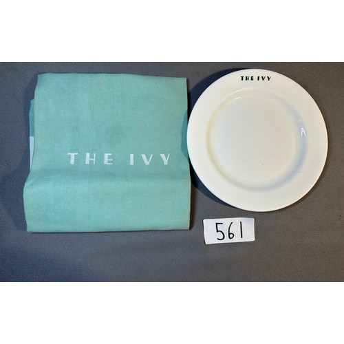 561 - 'The Ivy' Plate & Napkin