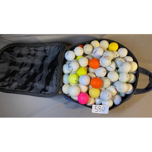 580 - Bag of golf balls