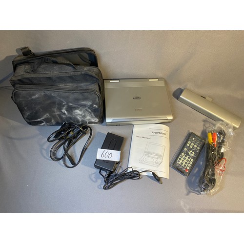 600 - Portable DVD player