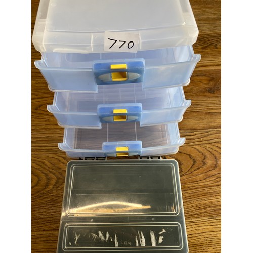 770 - 2 x stationary organizers