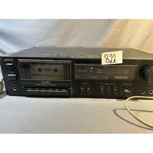 822 - Cassette tape deck