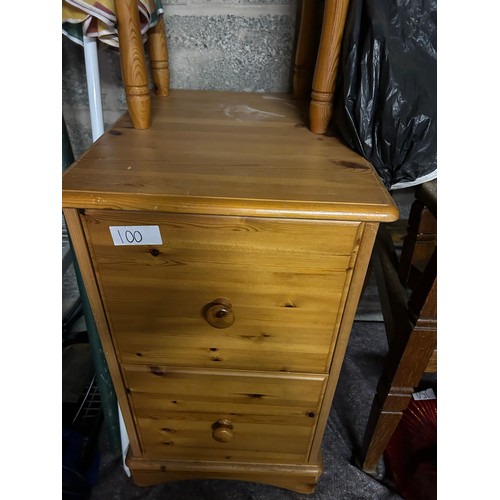 100 - Pine Filing cabinet