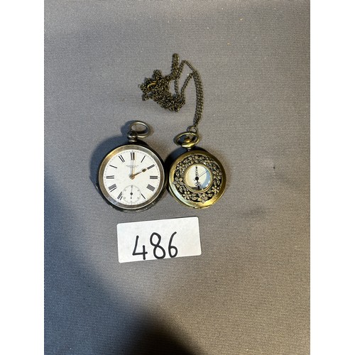 486 - 2 x Pocket watches