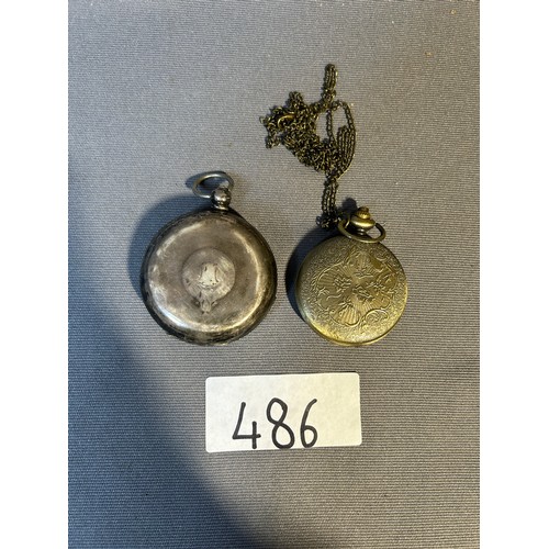 486 - 2 x Pocket watches