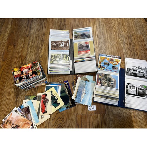 854 - Large Selection of vintage postcards