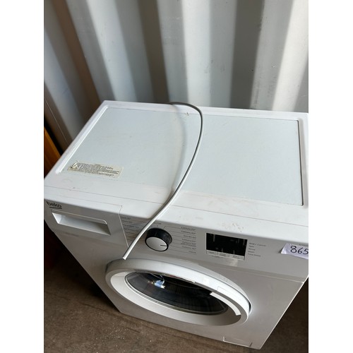 865 - Beko washing machine - no plug