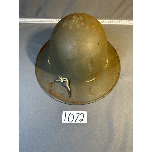 1072 - Steel WW2 Zuckerman Helmet