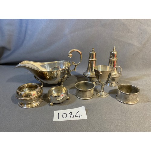 1084 - Collection of silver plate