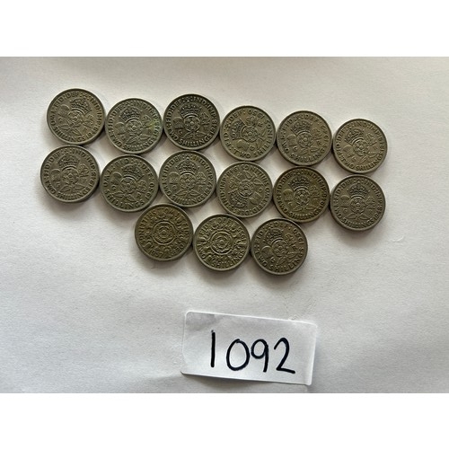 1092 - 15 x two shillings