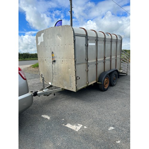 1 - Cattle Trailer - 12ft - with Bradley towbar