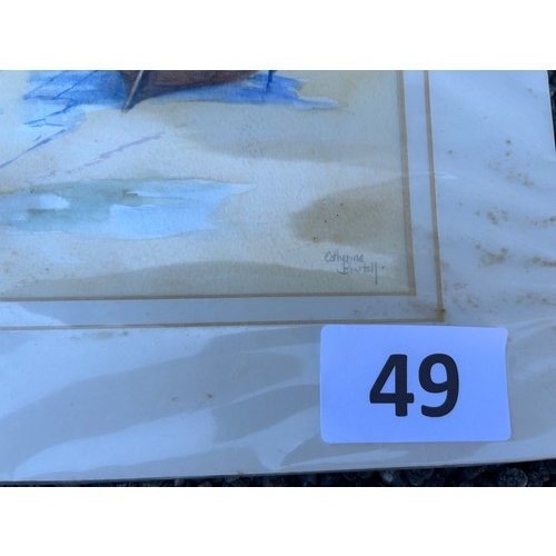 49 - Signed water colour painting - Catherine Bowtell