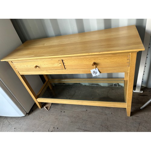 90 - Oak sideboard - 120 x 46 x 80 cm approx.