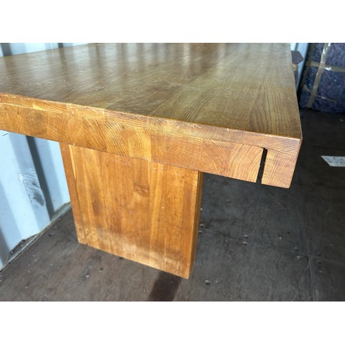 98 - Large solid wood table - 75 x 91 x 180 cm approx.