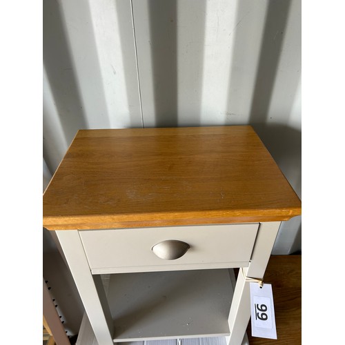 99 - Bedside unit - 64 x 49 x 35 cm approx.