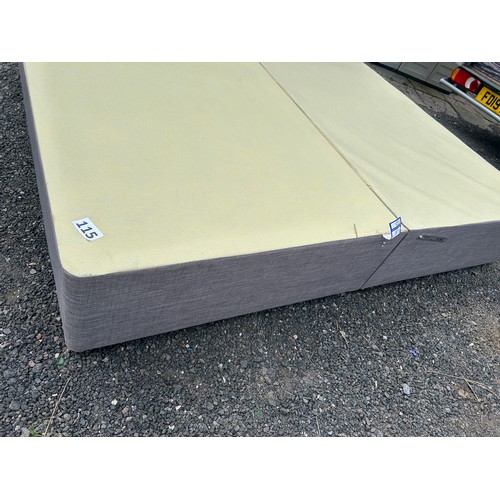 115 - 5ft divan bed (base only)