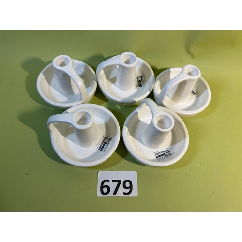 679 - 5 x Ikea candle holders - unused