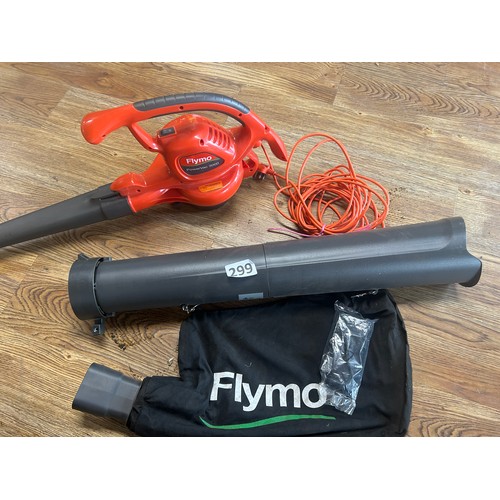 299 - Flymo leaf blower - tested and working