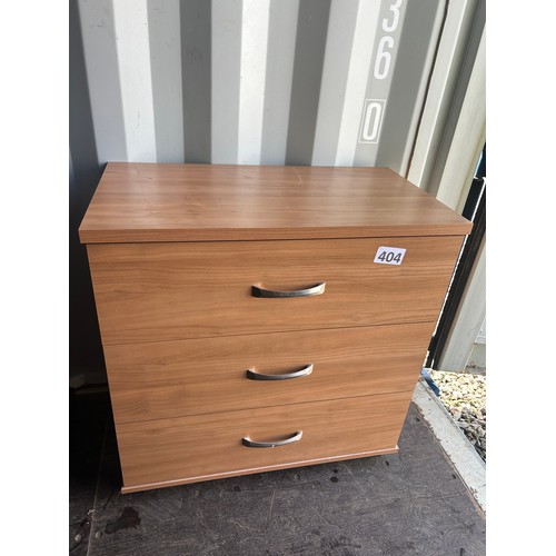 404 - Chest of drawers - 78cms x 76cms x 41cms approx.