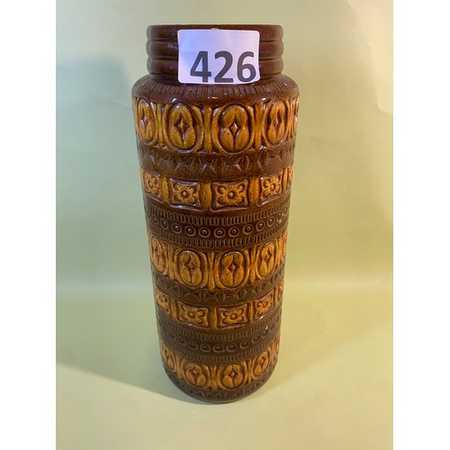 426 - West German ceramic vase - 42cms (H) approx.