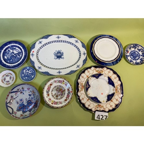 427 - Selection of china plates