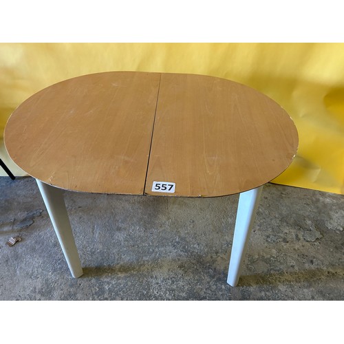 557 - Small dining table 74cms x 80cms x 105cms