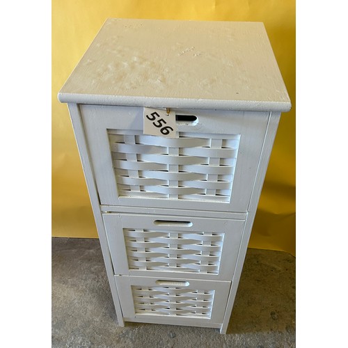 556 - Basket storage unit 90cms x 40cms x 40cms approx.