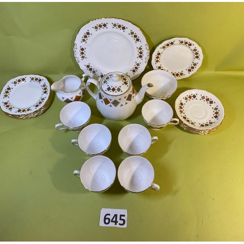 645 - Colclough  - teaset