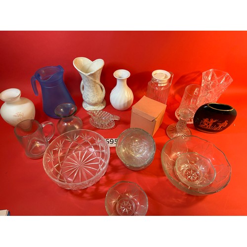 695 - Selection of various china and glass