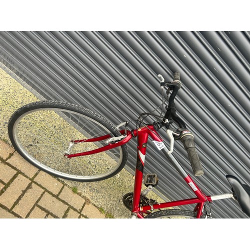 761 - Raleigh Pioneer 18 Speed Hybrid bike, 18”  frame, fitted with two new tyres & serviced