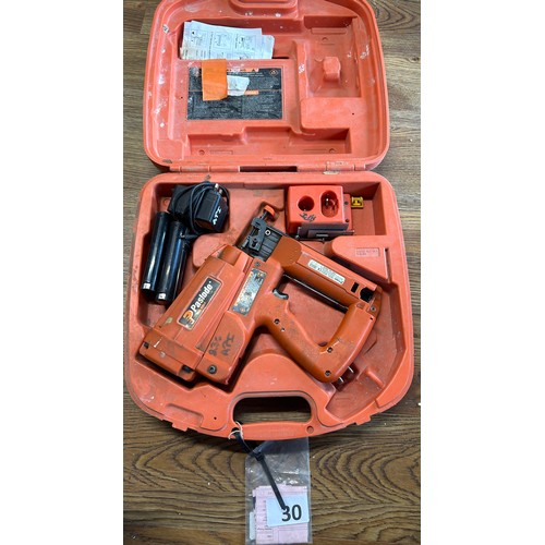 30 - Paslode 2nd fix nail gun - 2 batteries