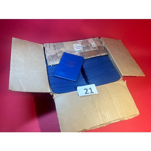 21 - 97 x Britain's first Decimal coin uncirculated covers - in original cardboard box - purchased from t... 