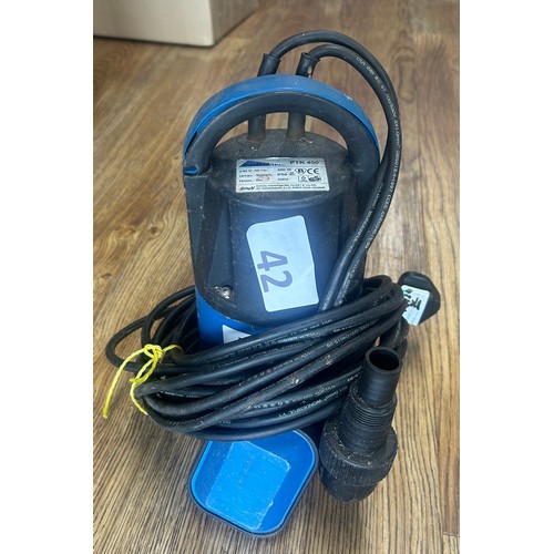 42 - Submersible water pump