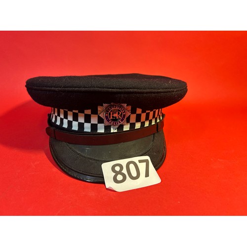 807 - Metropolitan Police hat and documents relating to Detective Chief Inspector H.Cole