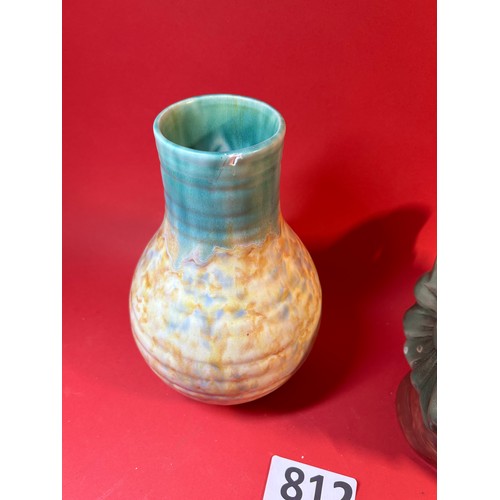 812 - Ceramic character jug and vase