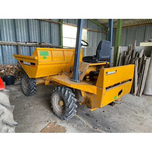 2 - Benford 2000 Dumper - Not used since last serviced 4 years ago.