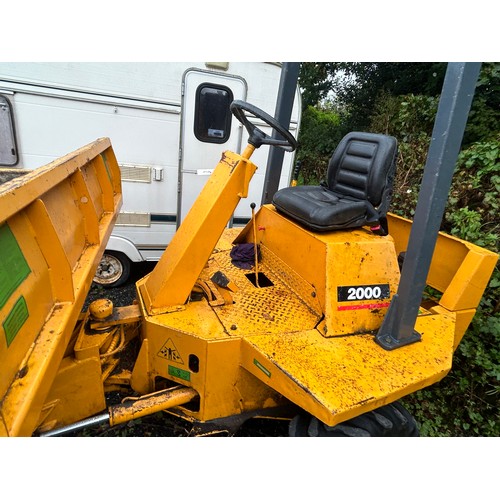 2 - Benford 2000 Dumper - Not used since last serviced 4 years ago.