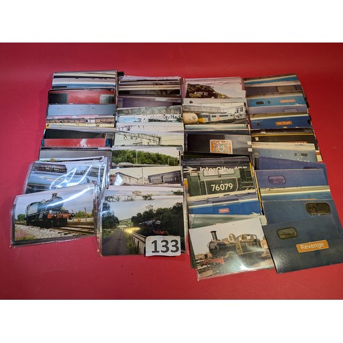 133 - Large selection of railway photographs