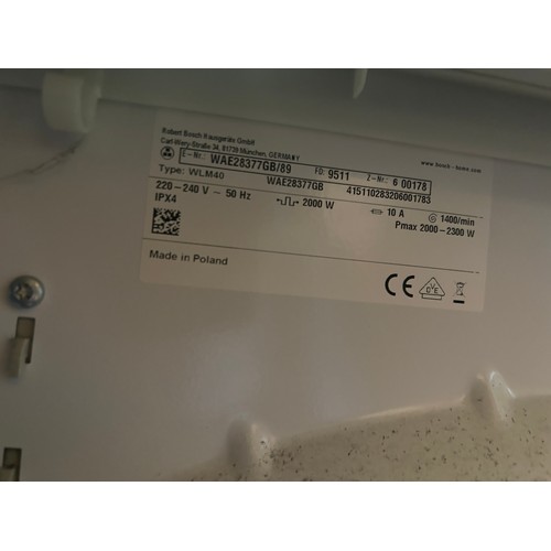 104 - Bosch washing machine - serie 4 VarioPerfect