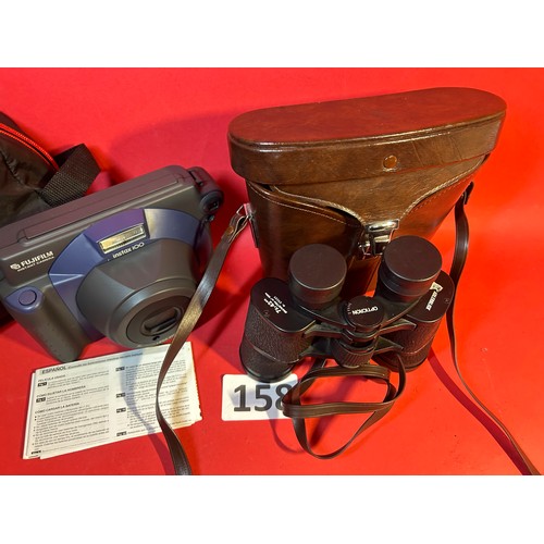 158 - Instax camera - Vendor confirms working order & Alderblick 7 x 42mm binoculars