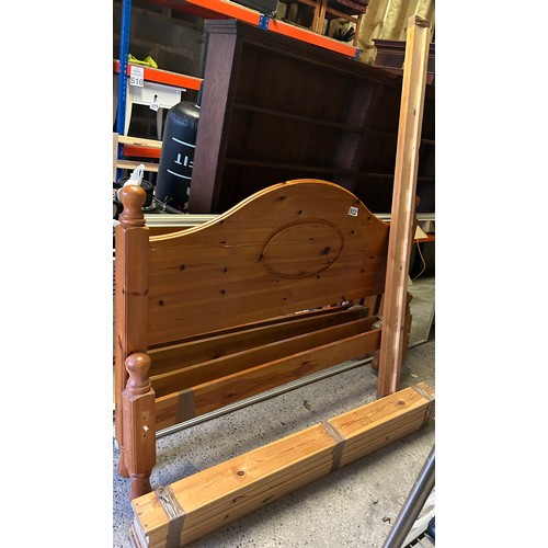 312 - Pine king size bed frame