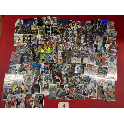 4 - Large selection of NFL trading cards