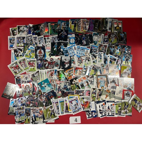 4 - Large selection of NFL trading cards