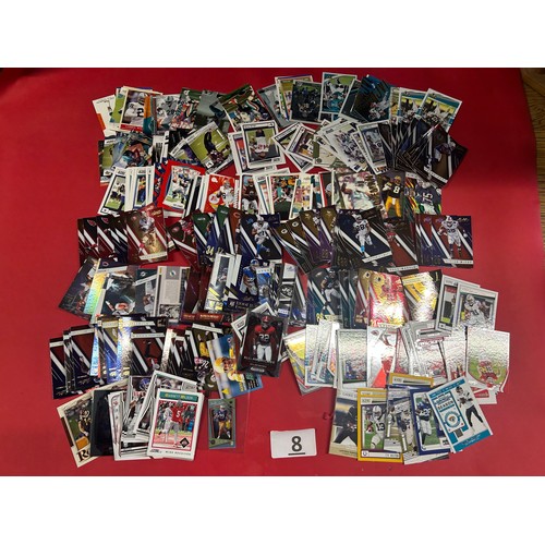 8 - Large selection of NFL trading cards